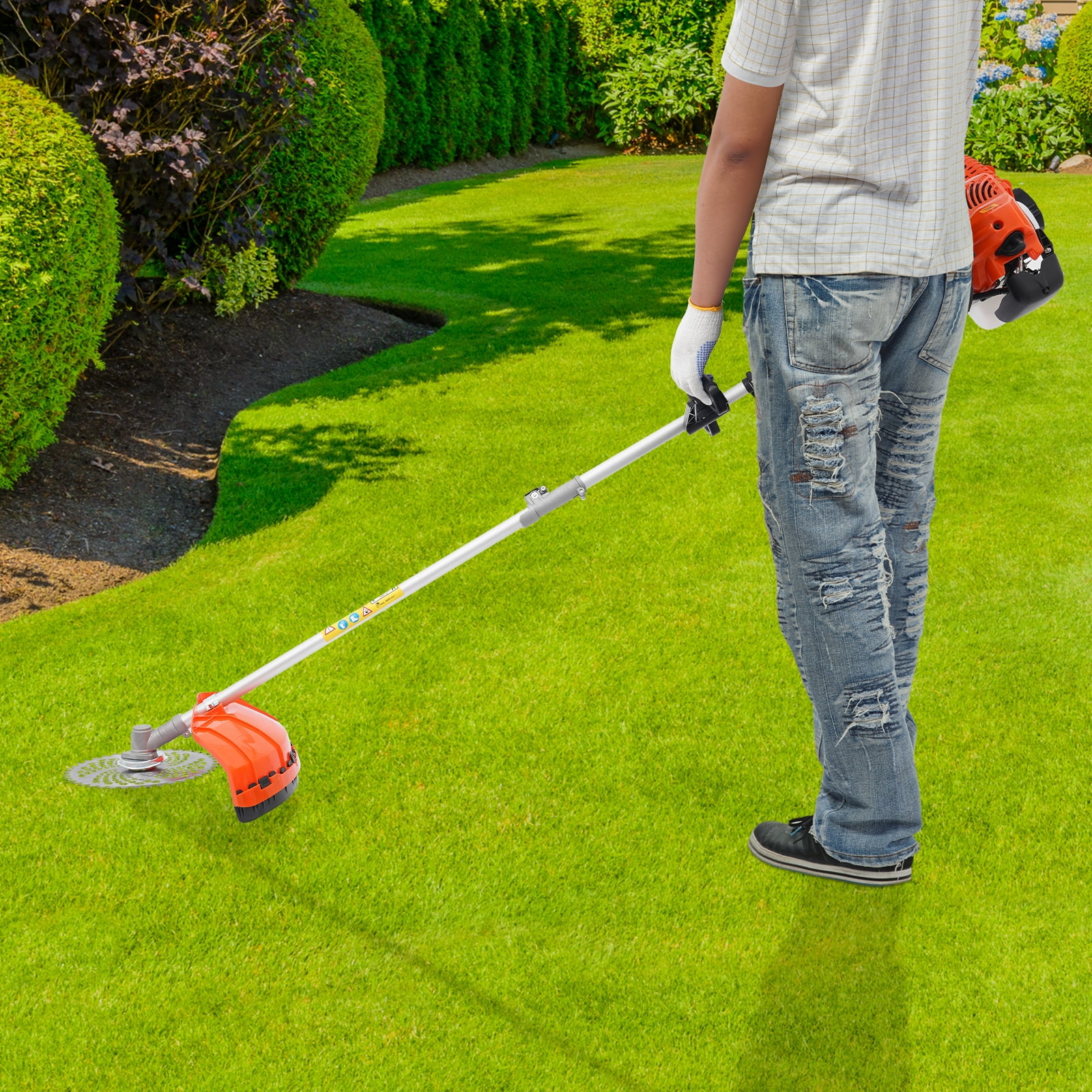 TFCFL 52cc 5-in-1 Multi-Functional Trimming Tool Two-stroke 2.3HP Trimming Tool Multifunctional Gas Hedge Trimmer for Yards Gardens Farms