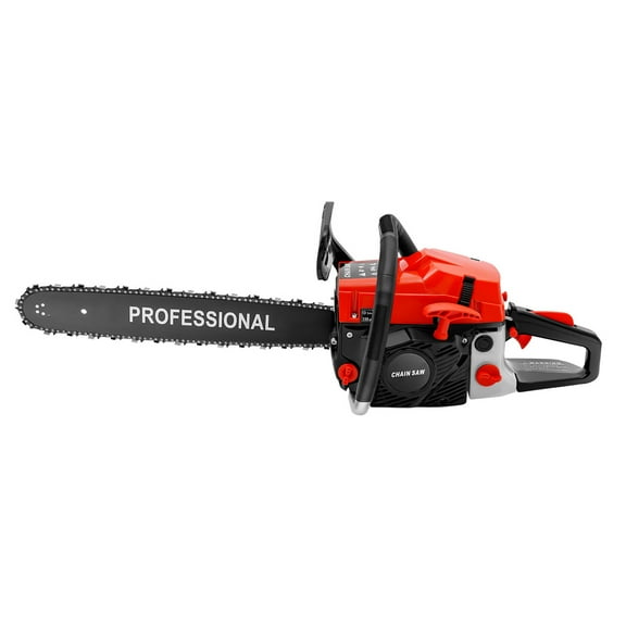 TFCFL 58cc 2-Stroke Gasoline Chainsaw 20" Bar with Chain Brake, 2.6KW Power Engine