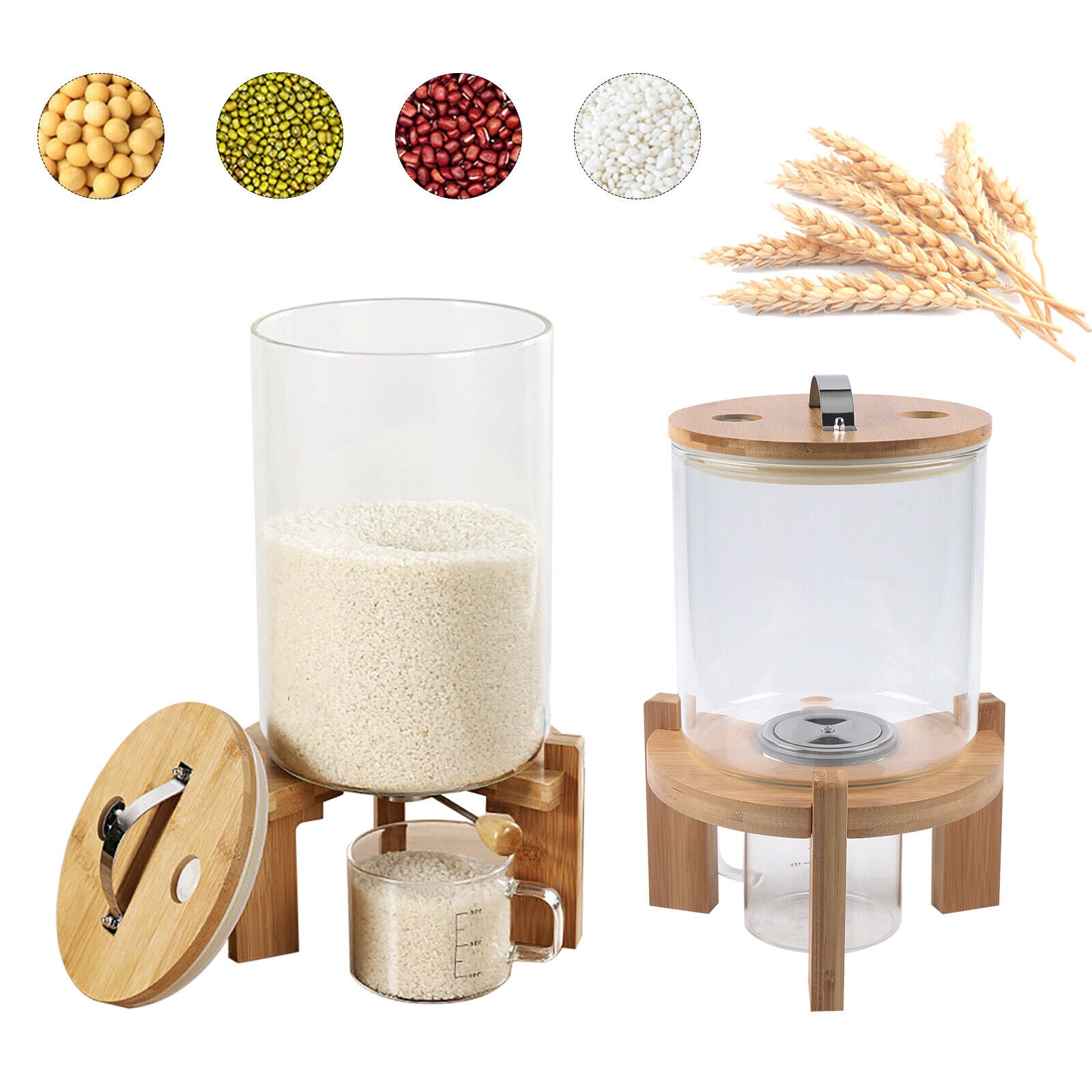 1pc Dry Food Dispenser Cereal Dispenser 5 5l Oatmeal Machine Kitchen  Miscellaneous Grain Storage Tank Oatmeal Dried Fruit Snack Storage Tank  Food Storage Cans Kitchen Accessories, Check Out Today's Deals Now