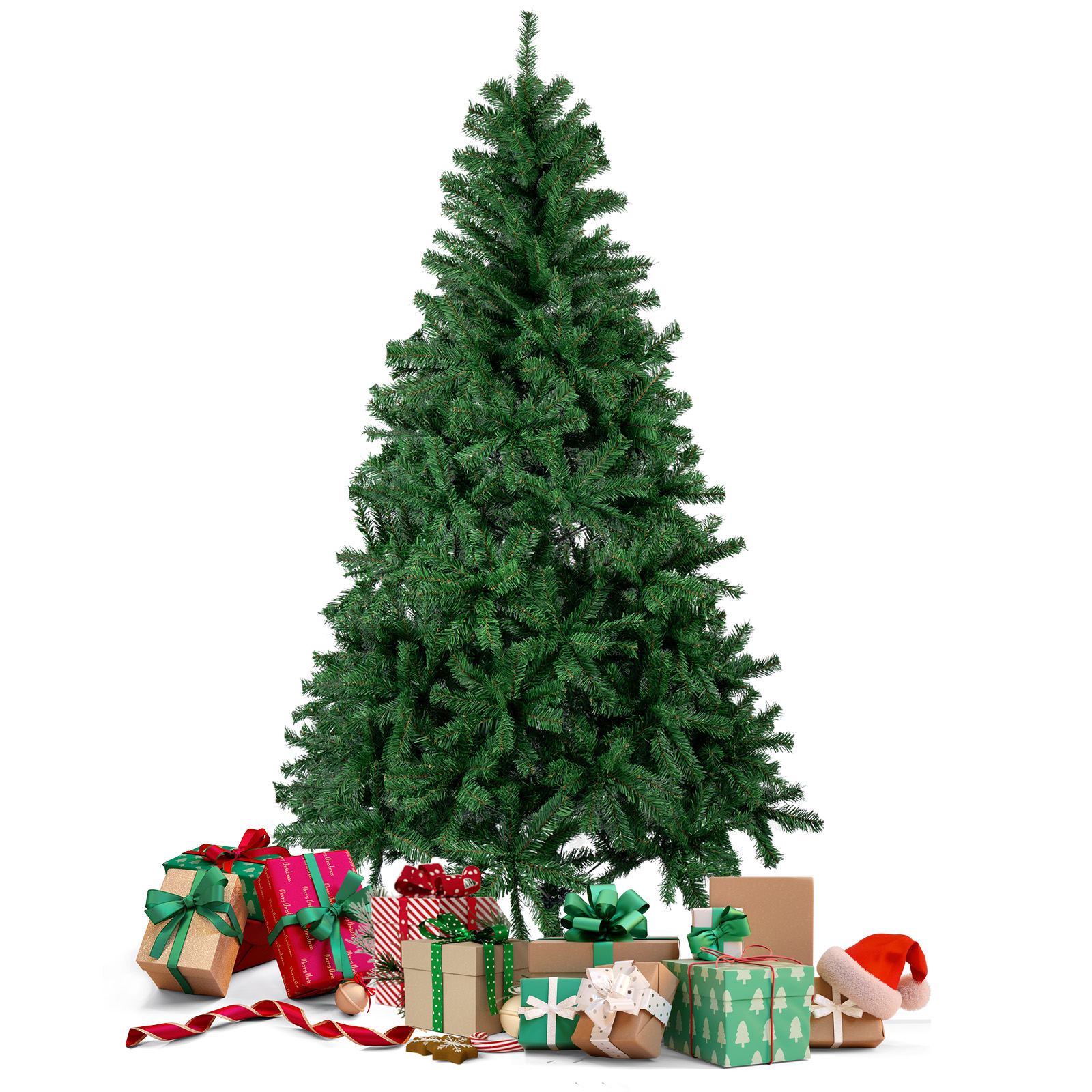 TFCFL 6.5ft Christmas Tree w/ 850 Branch Tips, Artificial Full