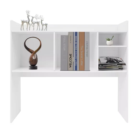 TFCFL 6 Compartments Table Storage Rack Desk Organizer Office Desktop Open Storage Rack Display Shelf