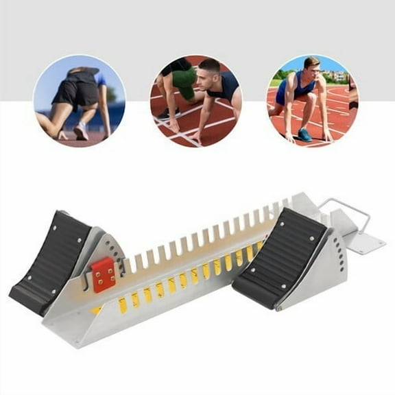 TFCFL 6 Gears Angle Adjustable Starting Block Athletics Sprinting Running Starting Block
