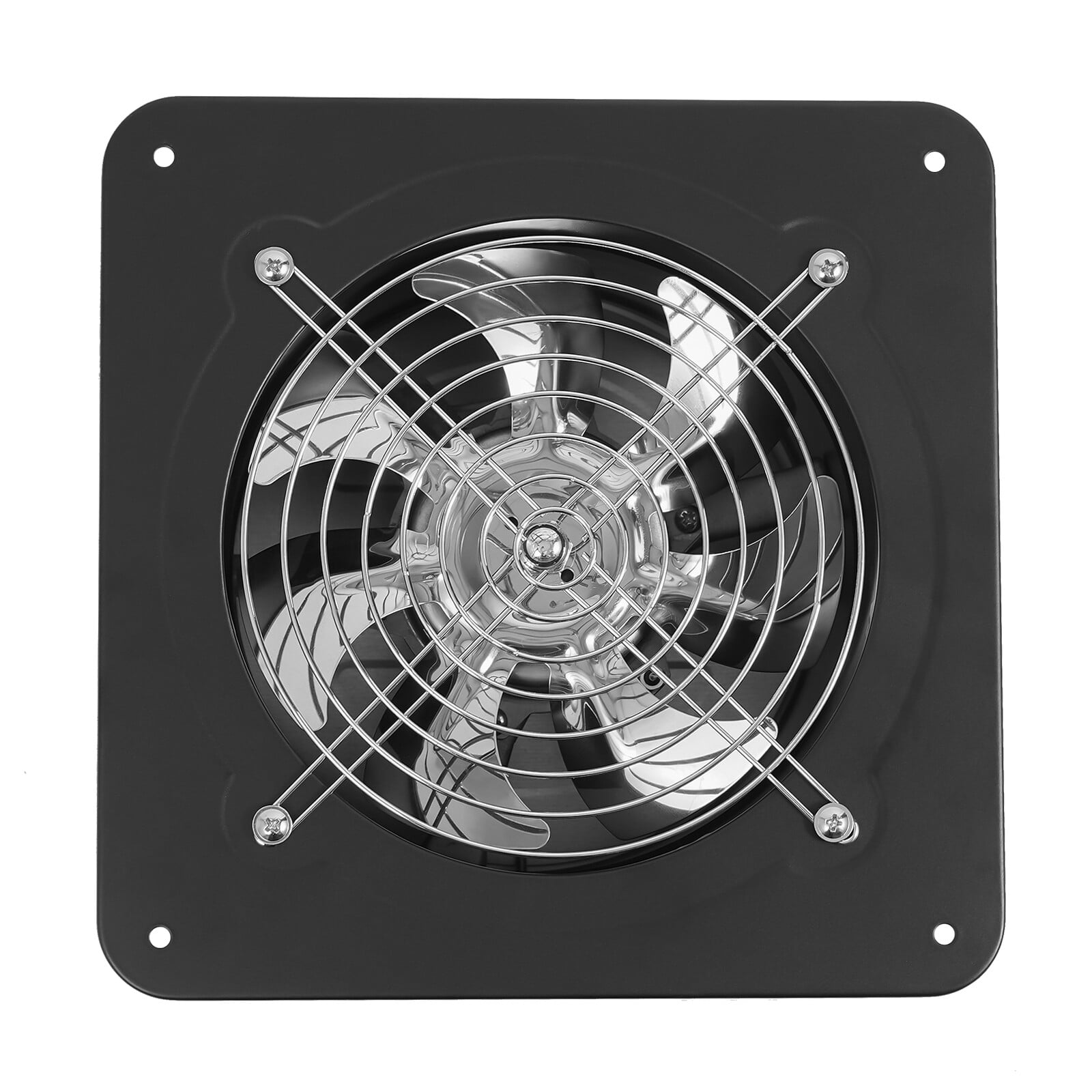 TFCFL 7 Inch Industrial Axial Exhaust Fan Ventilation Extractor Fan Air Blower 2600RPM Black