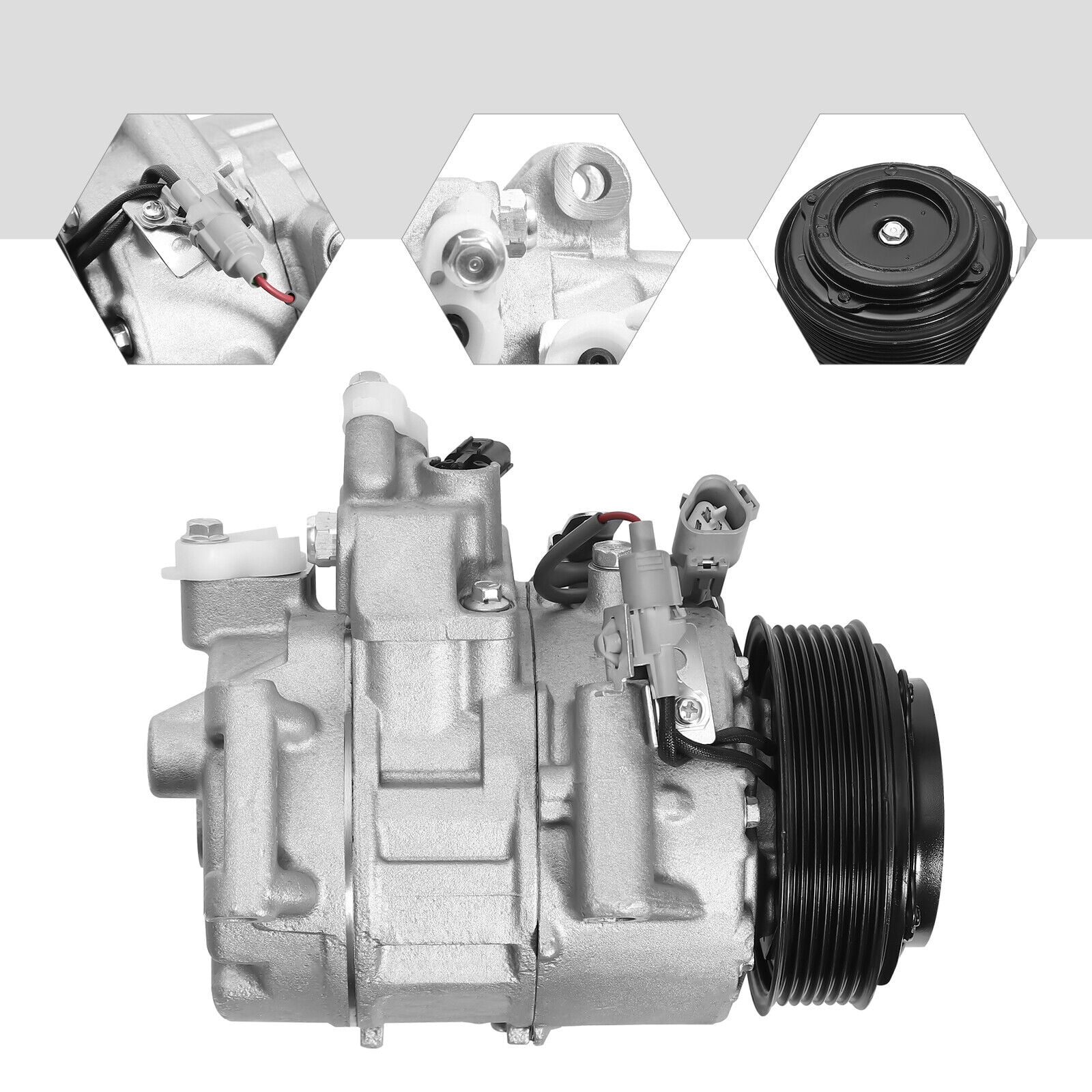 TFCFL 7-Pulley AC Groove Air Conditioning Compressor For 2011-2016 ...
