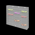 thumbnail image 1 of TFCFL 8 Tiers 24 Compartments Acrylic Display Case Wall-mount Clear Showcase Dustproof Storage Box, 1 of 23