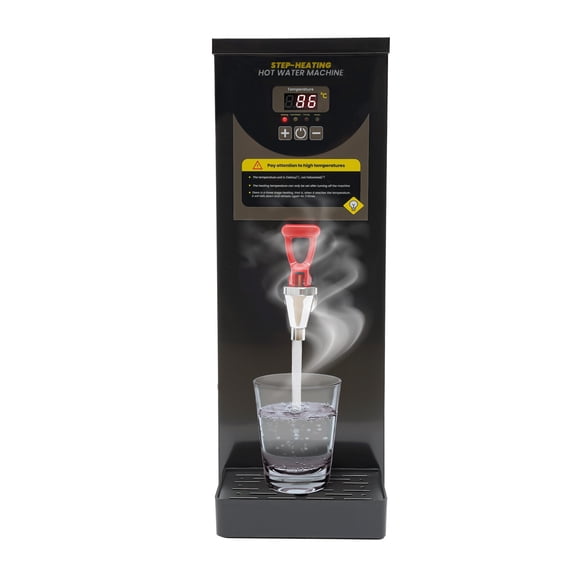TFCFL 8L/2.11gal Electric Water Boiler 304 Stainless Steel Hot Water Dispenser Digital Display 2KW 110V