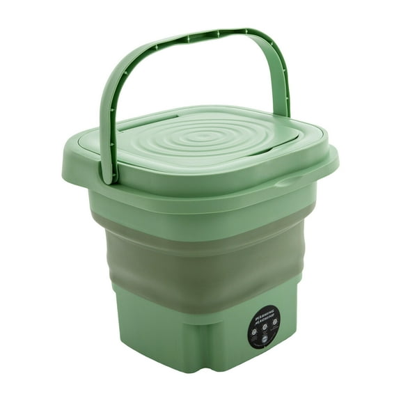 TFCFL 8L Portable Mini Washing Machine Folding Washer Foldable Clothes Washing Machine with Removable Drainage Basket