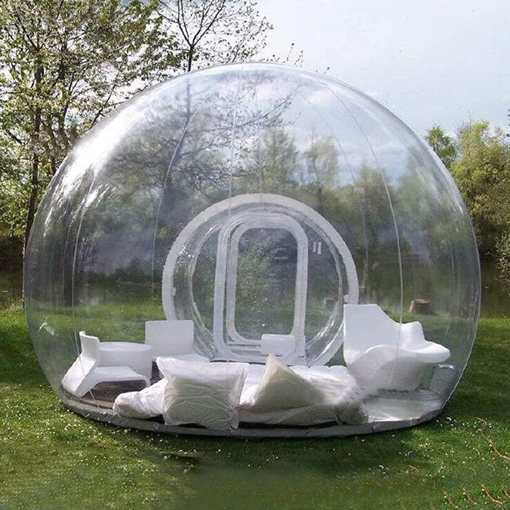 TFCFL 9.8 Feet Inflatable Commercial Grade PVC Clear Eco Dome Camping ...
