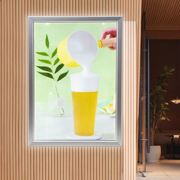 TFCFL A1 24" x 33'' LED Poster Movie Frame Backlit Light Box Movie Poster Advertising Display Frame 33x24"