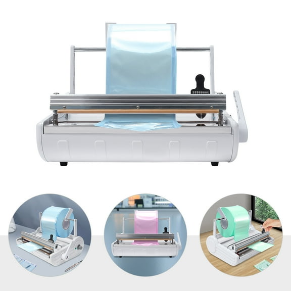 TFCFL Automatic Sealing Machine Dental Lab Sterilization Pouch Bag Sealer 110V 500W