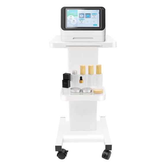 TFCFL Beauty Instrument Trolley 2 Tier Beauty Rolling Cart Mobile Cart for Instrument Storage with Wheel