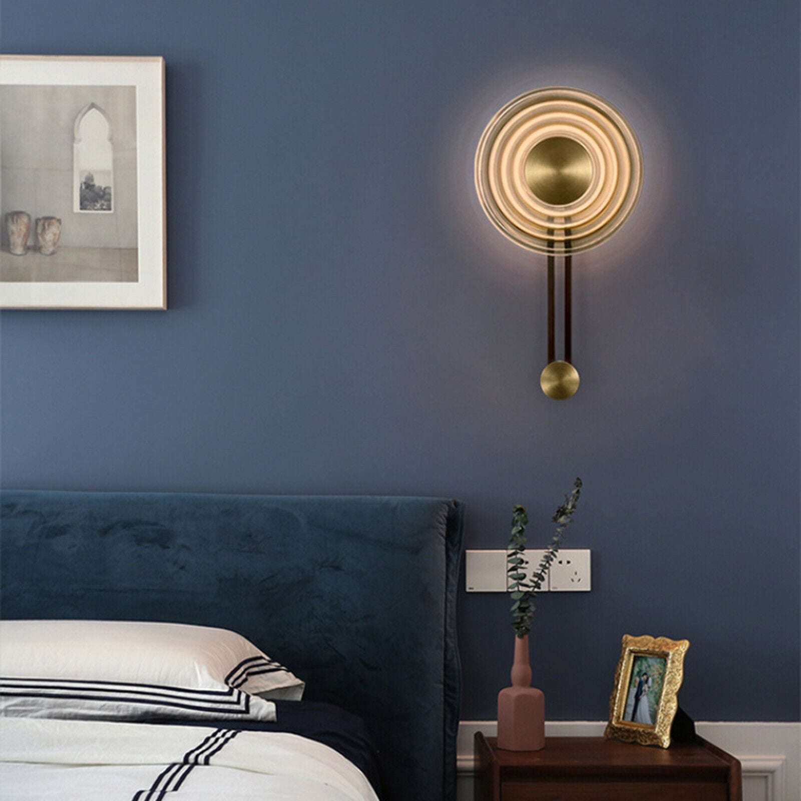 TFCFL Bronze Wall lamp Postmodern Creative Decoration Corridor Bedroom