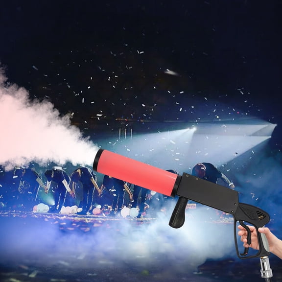 TFCFL CO2 Jet Confetti Machine LED 3 Colors CO2 Spray Cannon CO2 Gun Kit Party Club DJ