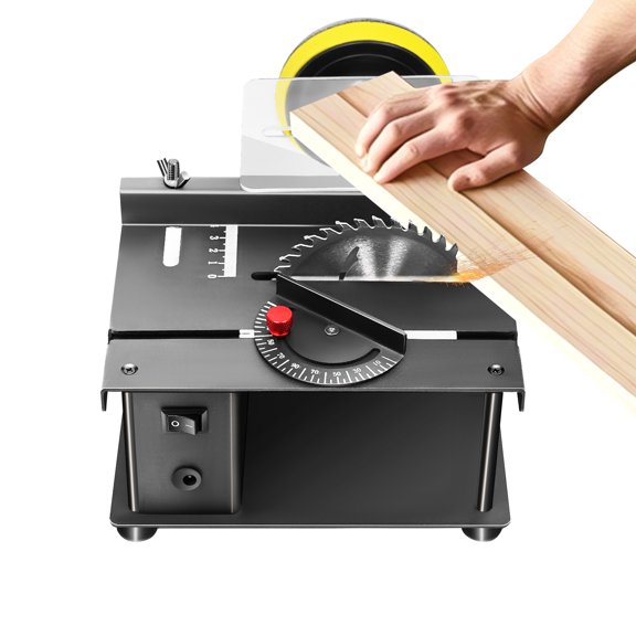 TFCFL Cutting Tool Machine Mini Table Saw Multi-Functional Cutting Bench 7 Gears 200W