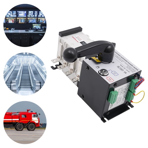 TFCFL Dual Power Transfer Switch Automatic Changeover Switch 4P 100A Transfer Switch AC-33iB Use