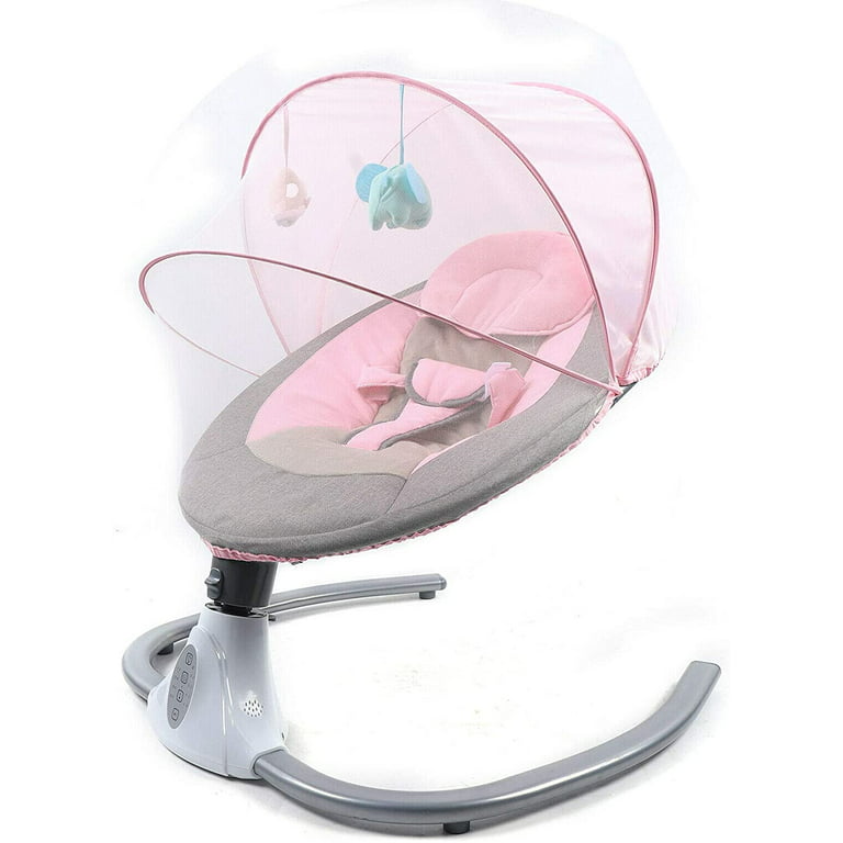 TFCFL Electric Baby Swing Rocking Chair W/ Bluetooth Remote Control, USB  Connection, Music Player, Newborn Rocking Chair