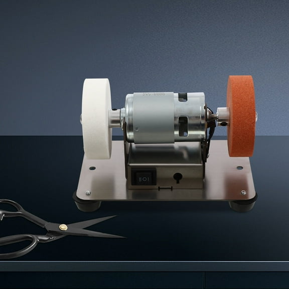 TFCFL Electric Benchtop Grind Sander Adjustable Variable Speed Table Grinding Machine 3000-6000RPM