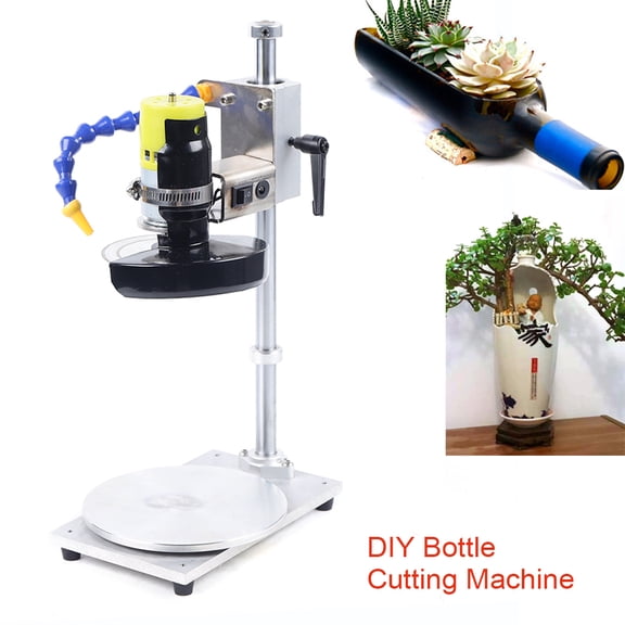 TFCFL Electric Glass Bottle Cutter 7 Gears Bottle Cutting Machine DIY Ceramic Flowerpot Cutting Tool