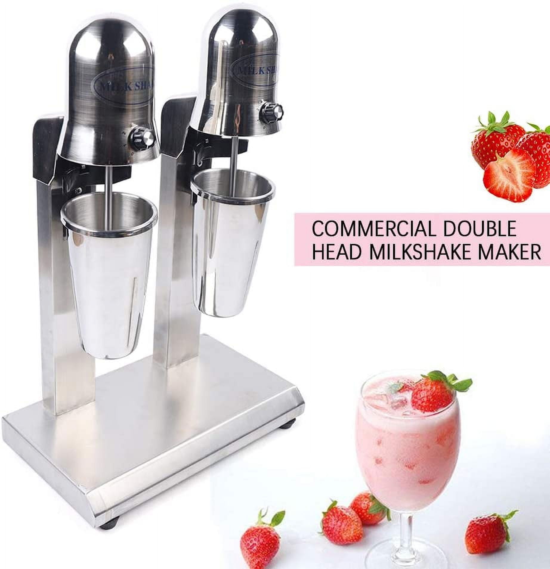 Double Head Stainless Steel Milkshake Mixer Milk Shake Maker