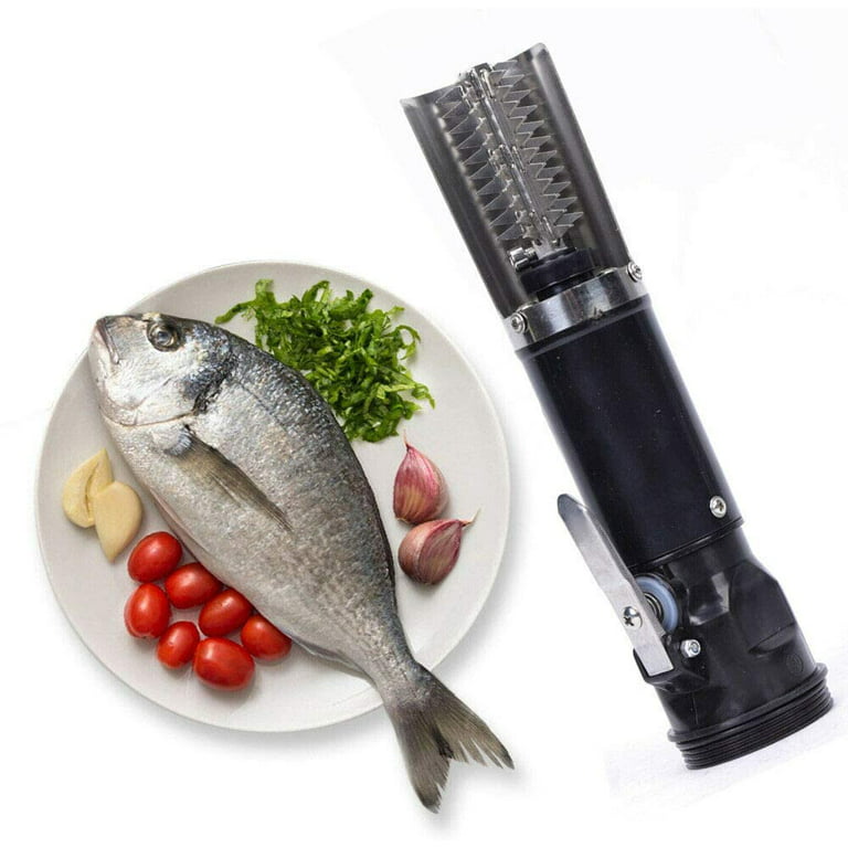 TFCFL Electric Waterproof Fish Scale Remover Scraper Scaler Clean Stainless  Steel