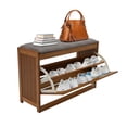thumbnail image 1 of TFCFL Entryway Shoe Organizer Shoe Bench Storage Shelf Shoes Changing Stool 27.5*9.4*17.3in, 1 of 21