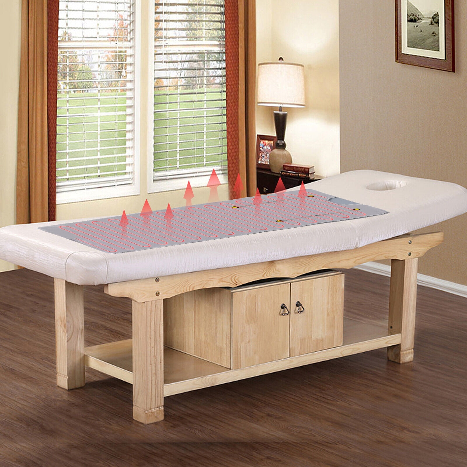 TFCFL Far Infrared Sauna Blanket Body Detox Spa Therapy Heater Sauna Blanket 650W