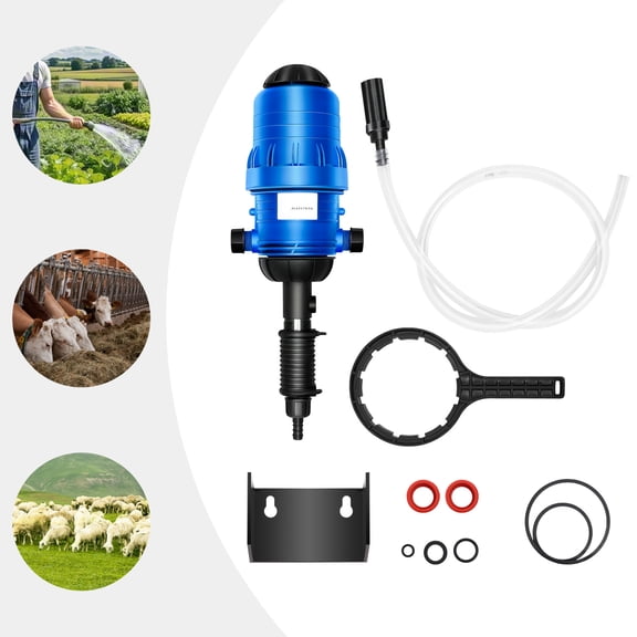 TFCFL Fertilizer Injector Dispenser for Drip Irrigation 0.4-4% Proportional Injector Water-driven Fertilizer Distributor