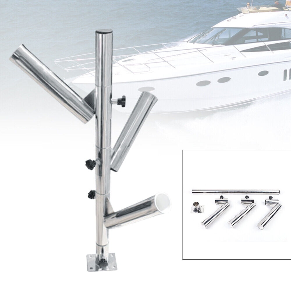 TFCFL Fishing Rod Holder 3-Tube Adjustable 2.2