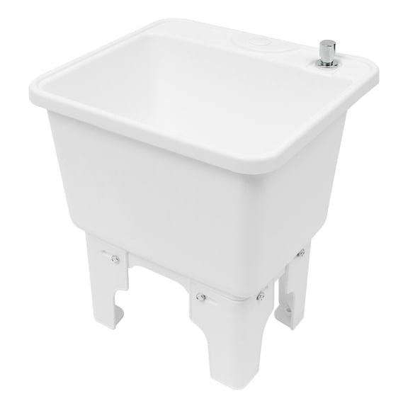 TFCFL Floor Mop Sink Rectangular Portable Camping Sink Freestanding Plastic Utility Mop Sink