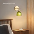 thumbnail image 1 of TFCFL Floral Wall Lamp Flower Glass Shape Wall Sconce Light Bedroom Bedside Lamp Wall Mount Lighting Fixture, 1 of 21