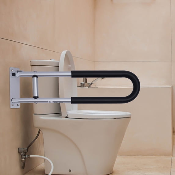 TFCFL Folding Handicap Grab Bars Rails Toilet Handrails Bathroom ...