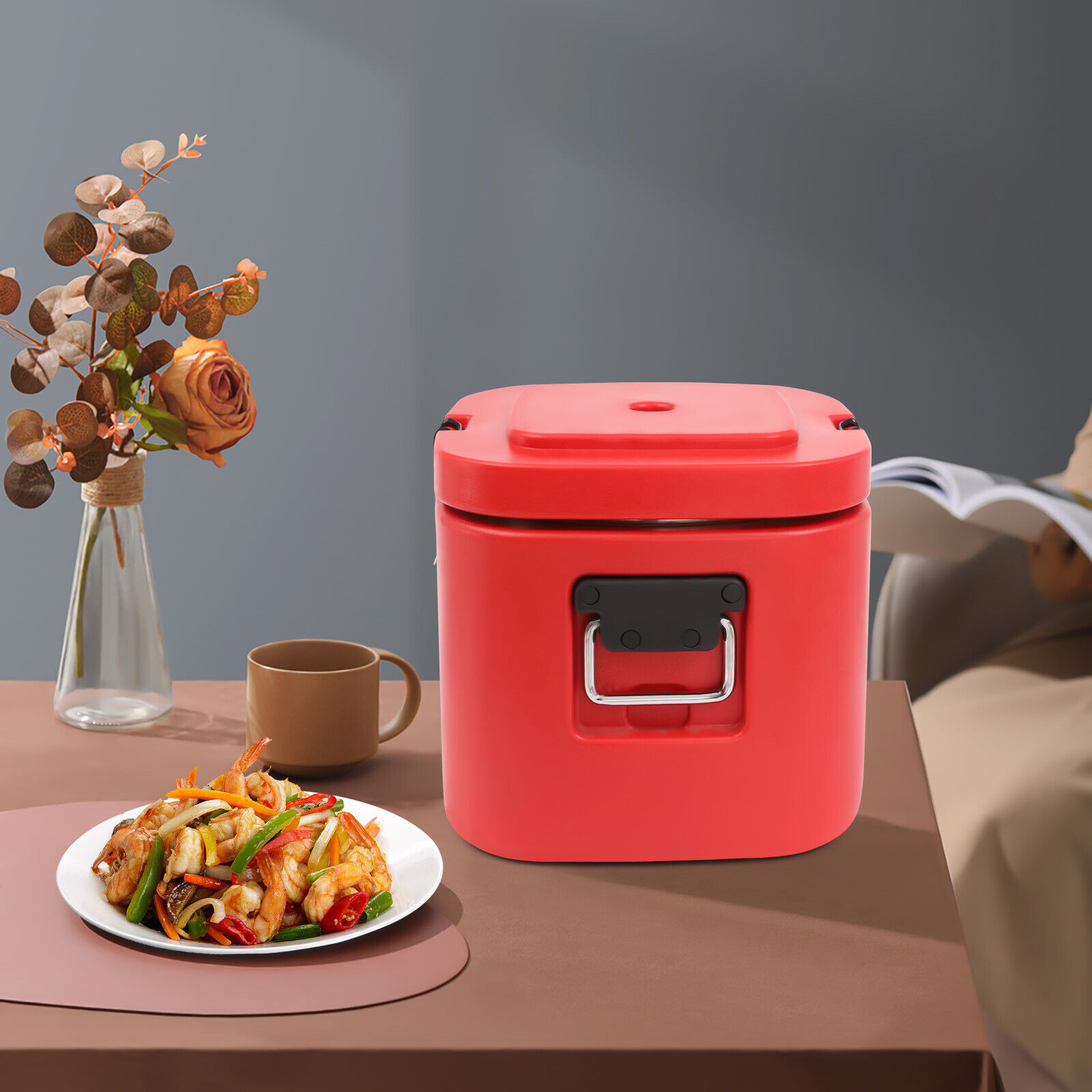 TFCFL Food Soup Warmer Insulated Food Pan Carrier keep Hot Food For 46