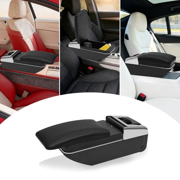 TFCFL For Nissan Versa (4dr&5dr) 2007-2011 (2012 Versa Hatchback Only) Center Console Container Armrest Storage Box