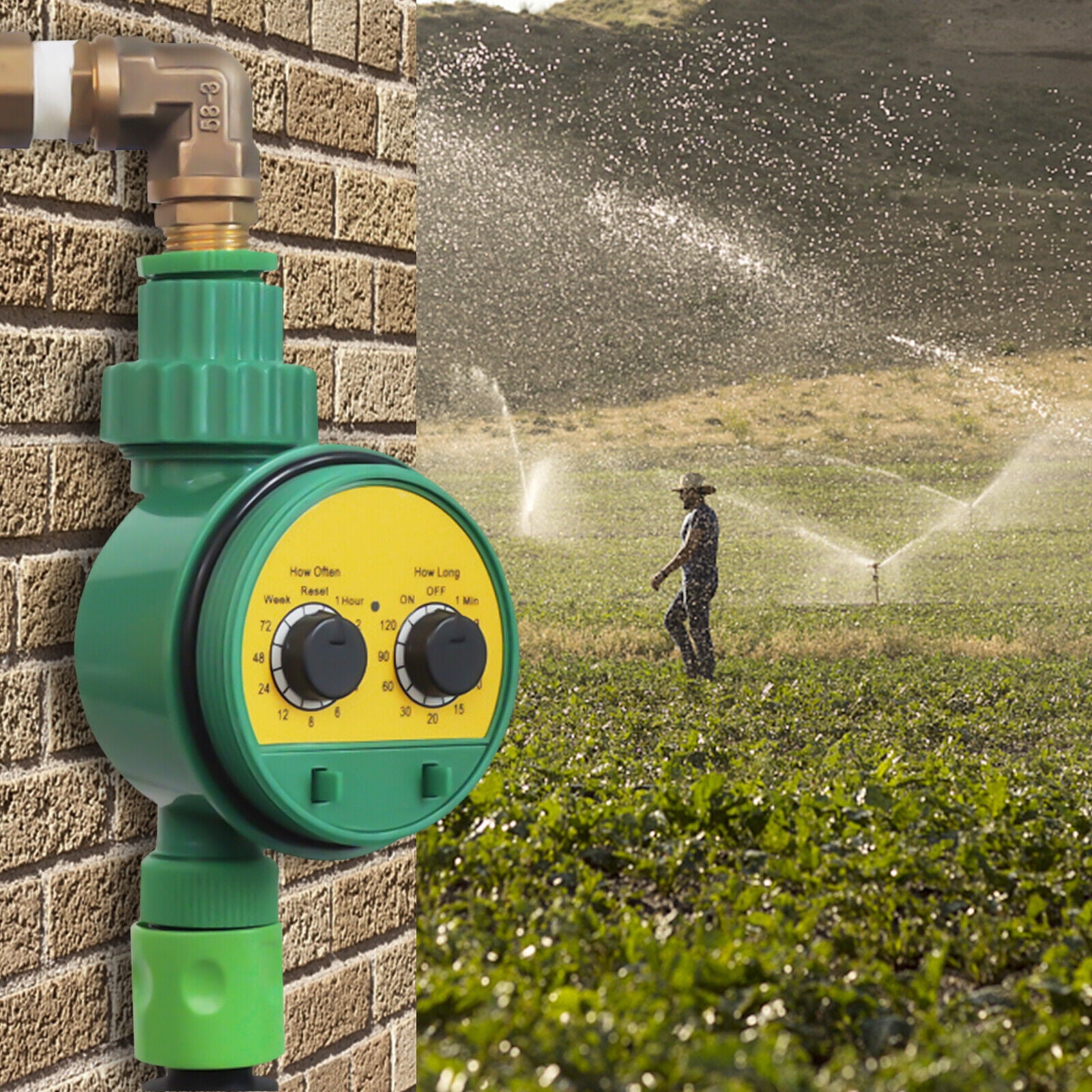 TFCFL Garden Watering Timer Electronic Automatic Irrigation Controller ...