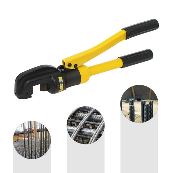TFCFL HY-22 Hydraulic Rebar Cutter Handheld Steel Rod Cutting Tool 4-22mm 13 Ton w/ Box