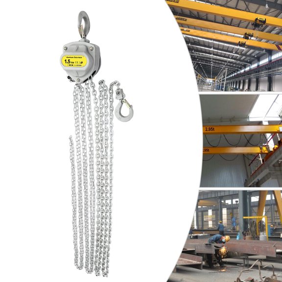 TFCFL Hand Chain Hoist 0.5T/1T/1.5T/2T/3T Capacity Factories Farms Manual Chain Fall