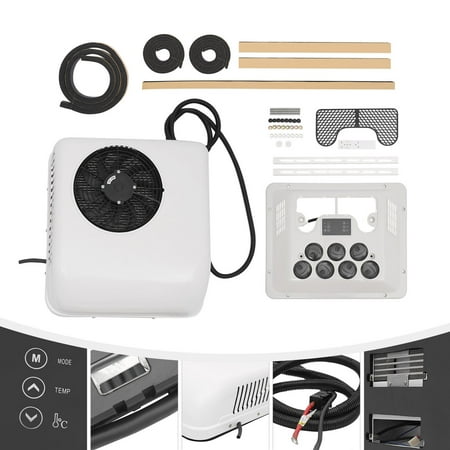 TFCFL Heat & Cool 12V RV Air Conditioner Electric Rooftop AC Unit Fit Motorhome 6000BTU