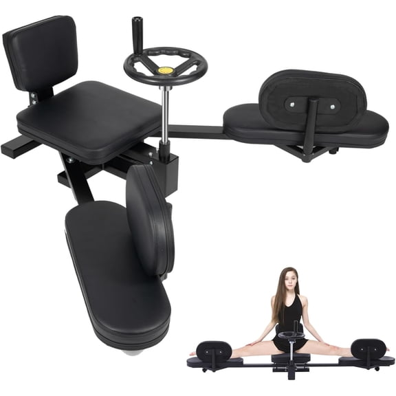 TFCFL Heavy Duty Leg Stretcher Machine Gymnastics Yoga Splits Leg Stretching Flexibility MMA Home Gym Training Fitness Martial Equipment Machine, 180 Degrees pro Leg Stretcher Split Machine