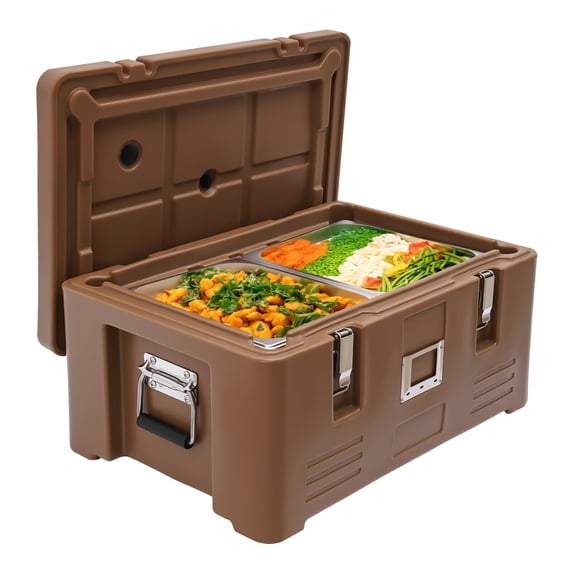 TFCFL Insulated Food Pan Carrier Front Load Catering Box - 7-8 Hours Warming & Cooling