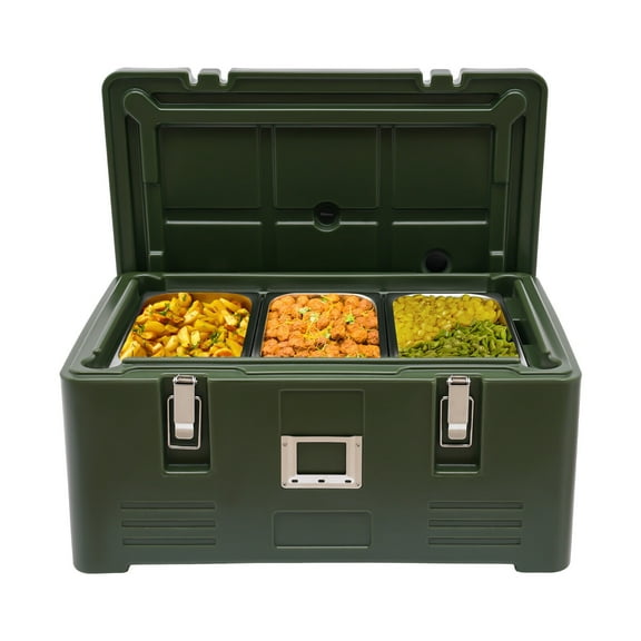 TFCFL Insulated Food Pan Carrier Front Load Catering Box - 7-8 Hours Warming & Cooling