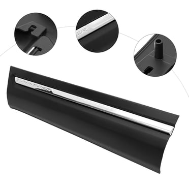 9/16" X 10ft Chrome Trim Molding – Self-Adhesive Body Side Door Strip For Cars & Trucks