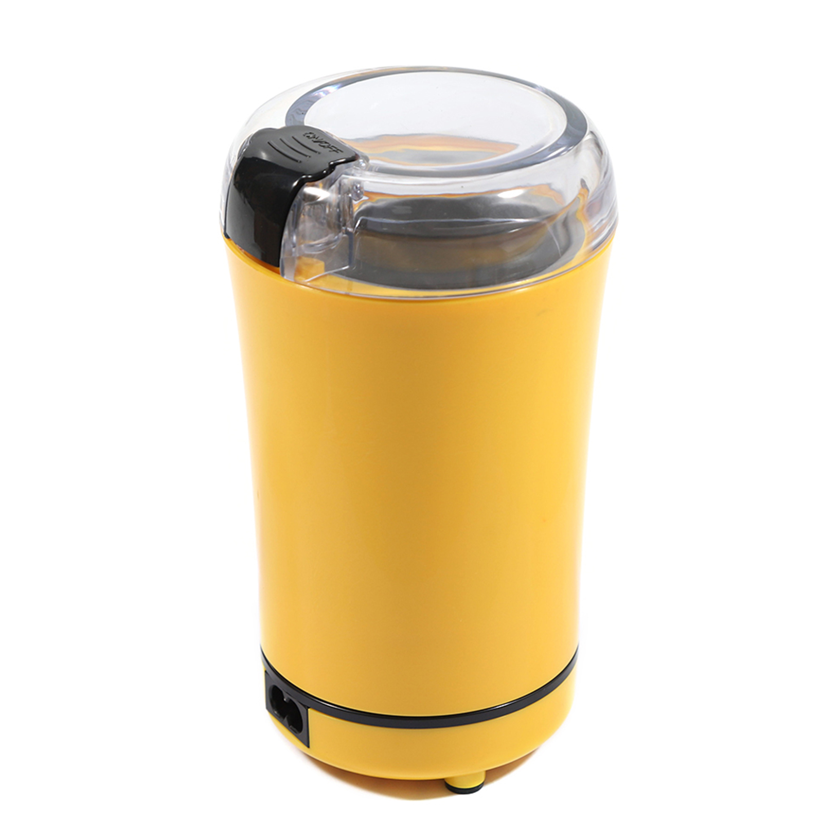 TFCFL MINI Electric Coffee Bean Grinder Nut Seed Herb Grind Spice Crusher Yellow Mill Blender with Stainless Steel Blade