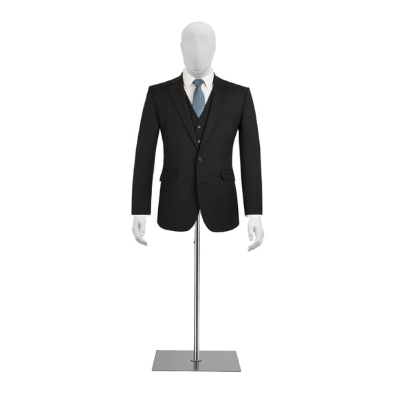 TFCFL Male Dress Form Display Metal Stand Dress Form Adjustable Height Clothing Form