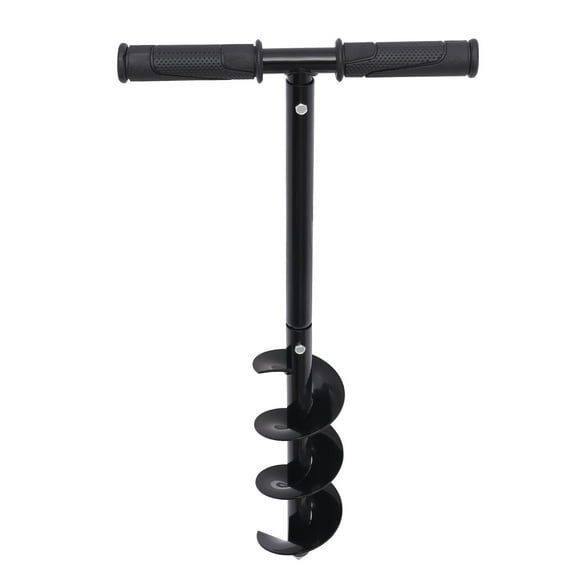 TFCFL Manual Hole Digger T-shaped Hand Post Hole Digger Manual Earth Auger Drill For Planting Trees