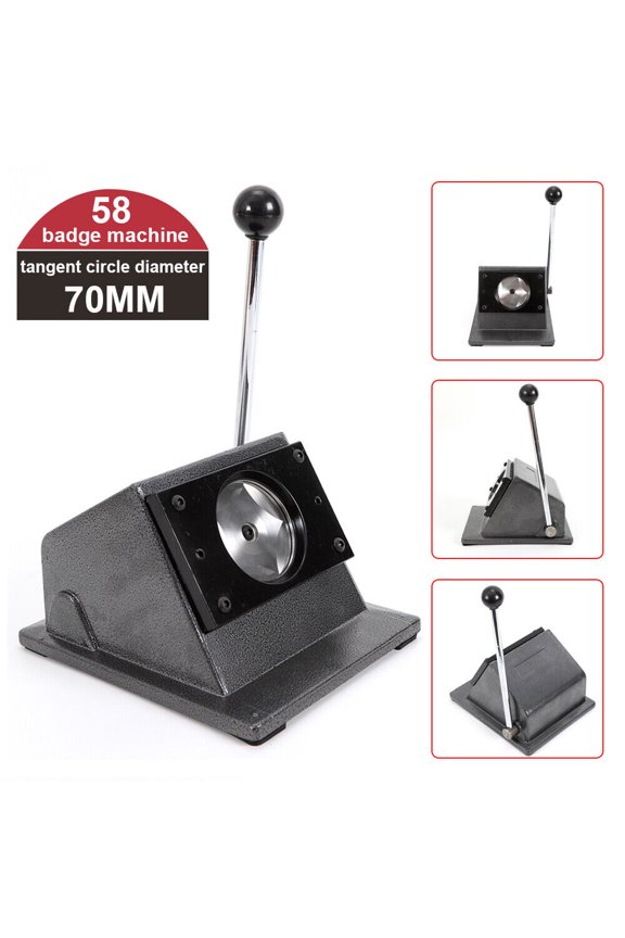 Manual Round Paper Cutter Graphic Punch Die Cutter Badge/button Cutting Machine
