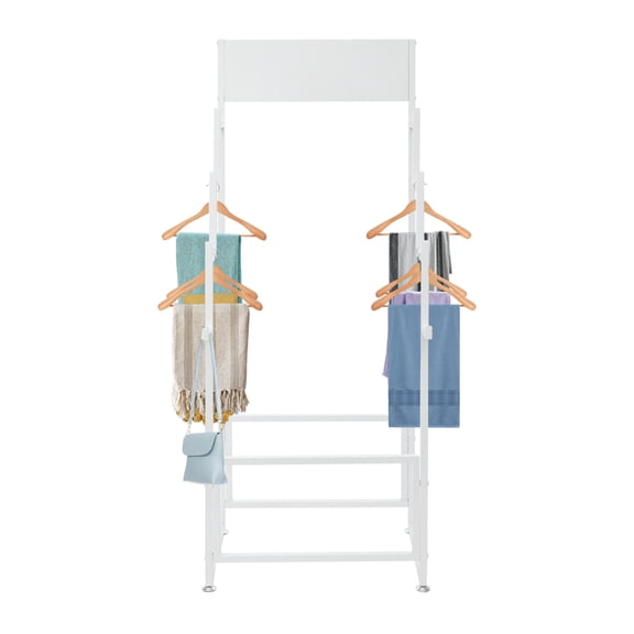 TFCFL Metal Carpet Display Rack Freestanding Scarves Belts Mats Storage Organizer Holder Stand 100lbs