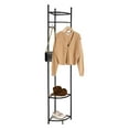 thumbnail image 1 of TFCFL Metal Corner Clothes Rack Gold Garment Rack Hall Tree Clothing Display Stand Freestanding Garment Hanger, 1 of 22