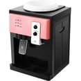 thumbnail image 1 of TFCFL Mini Water Cooler Dispenser Countertop Top Loading Water Dispenser for 1 to 5 Gallon Bottles, Hot & Cold Water Dispenser for Home and Office Use (Pink & Black), 1 of 9