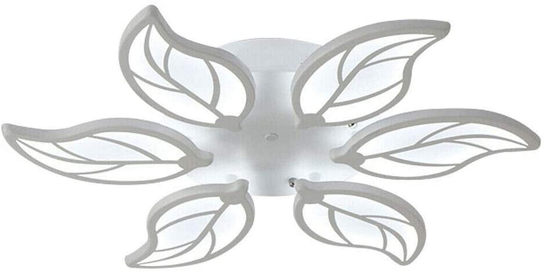 TFCFL Nordic Simple Ceiling Light Leaf Design Chandelier Acrylic LED