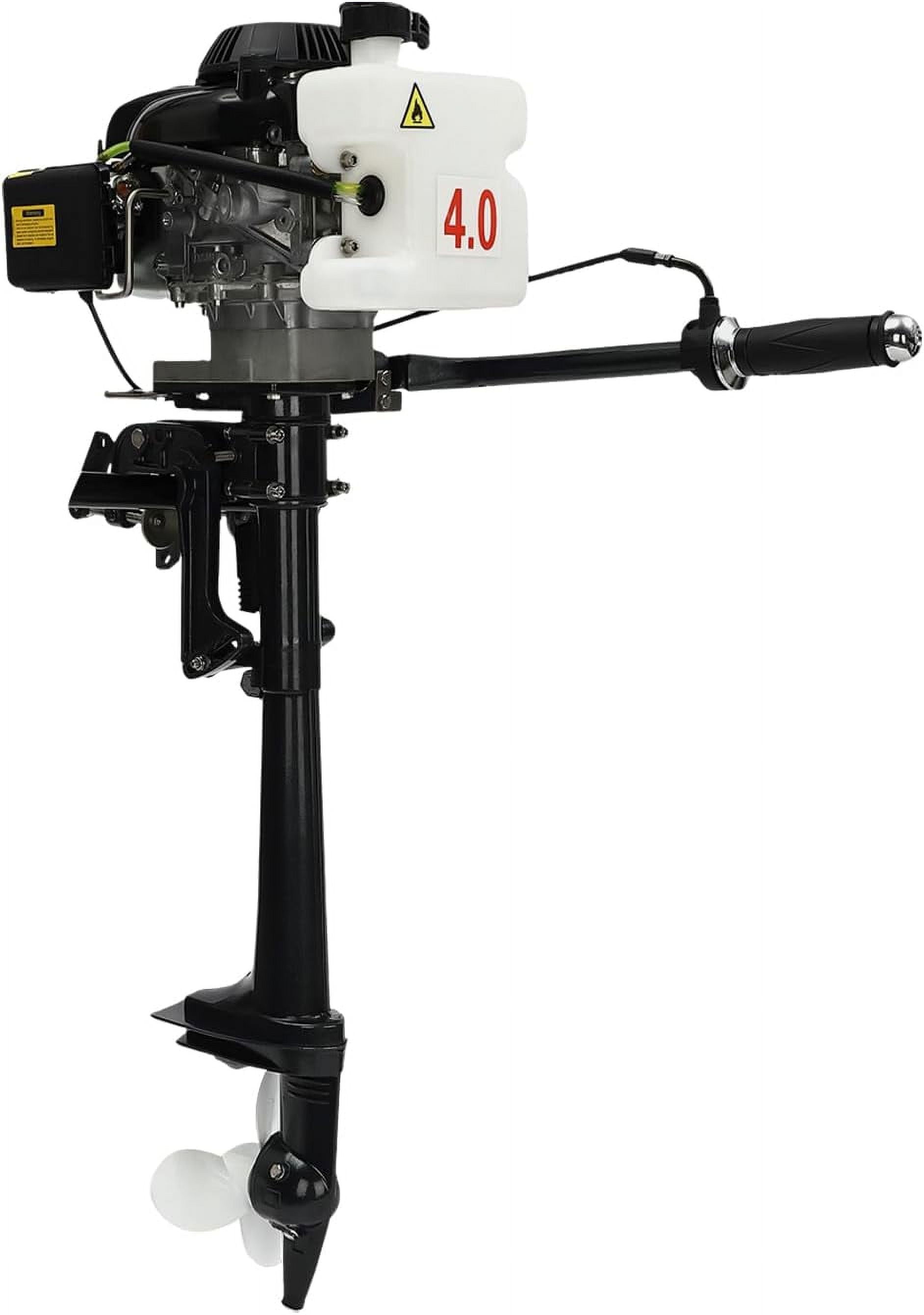 TFCFL Outboard Boat Motor 3 HP 4 Stroke Fishing Boat Engine Tiller Control Wind Cooling CDI